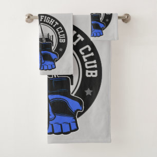 Personalized MMA Mixed Martial Arts Fight Club Bath Towel Set