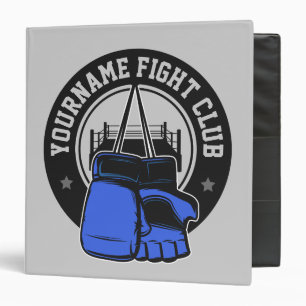 Personalized MMA Mixed Martial Arts Fight Club Binder