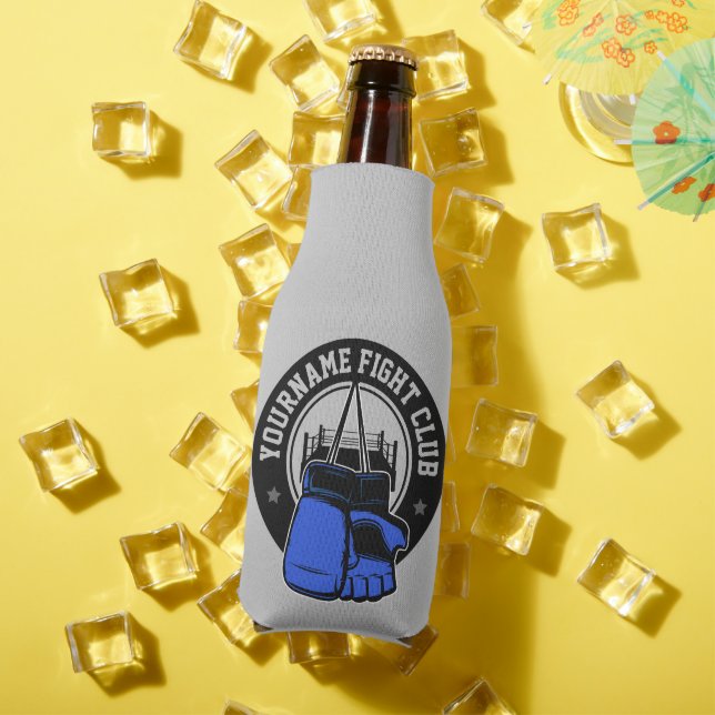 Personalized MMA Mixed Martial Arts Fight Club Bottle Cooler (In Situ Summer)