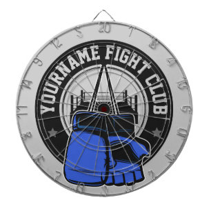 Personalized MMA Mixed Martial Arts Fight Club Dartboard