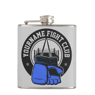 Personalized MMA Mixed Martial Arts Fight Club Hip Flask