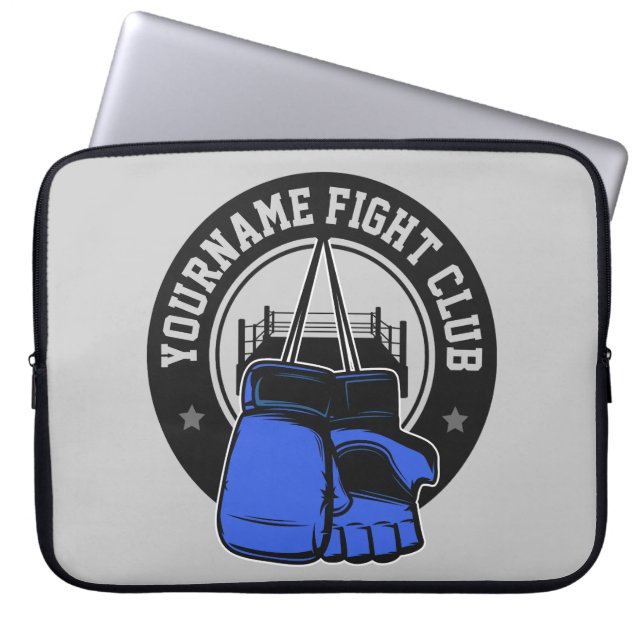 Personalized MMA Mixed Martial Arts Fight Club Laptop Sleeve (Front)