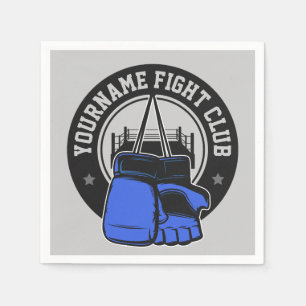 Personalized MMA Mixed Martial Arts Fight Club Napkin