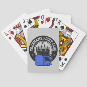 Personalized MMA Mixed Martial Arts Fight Club Playing Cards