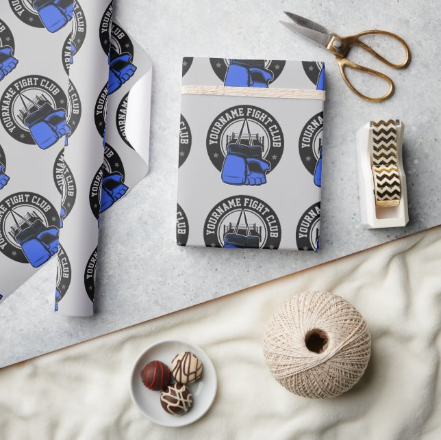 Personalized MMA Mixed Martial Arts Fight Club Wrapping Paper (Crafts)