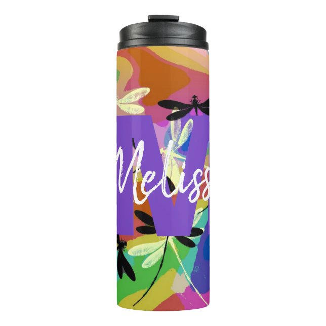 Personalized Mod dragonflies Thermal Tumbler (Front)