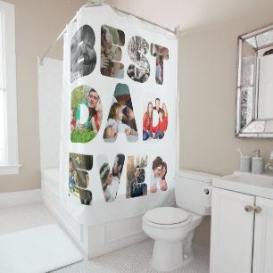 Personalized modern 11 photo Best dad ever