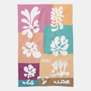 Personalized Modern Abstract Colourful Design   Kitchen Towel