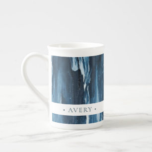Personalized Modern Abstract Paint Bone China Mug