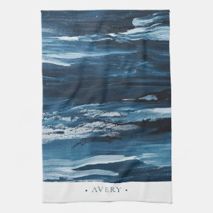 Personalized Modern Abstract Paint Kitchen Towel