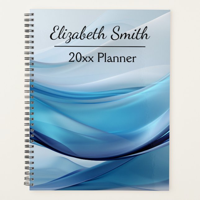 Personalized Modern Abstract  Planner (Front)