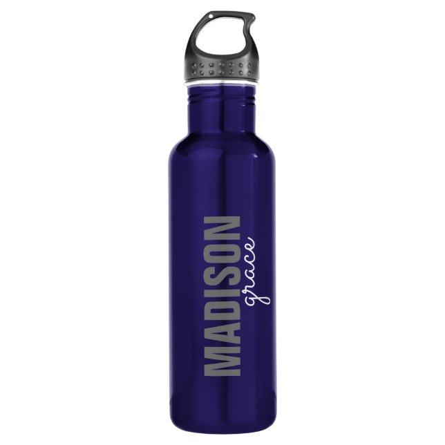 Personalized Modern Add Your Own Names 710 Ml Water Bottle (Front)