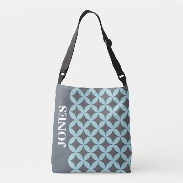 Personalized Modern All-Over Body Bag (Back)