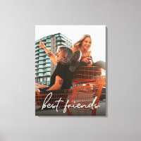 Personalized Modern  best friends photo