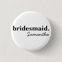 Personalized Modern Bridal Shower Bridesmaid
