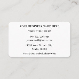 Personalized Modern Business Cards with Your Logo