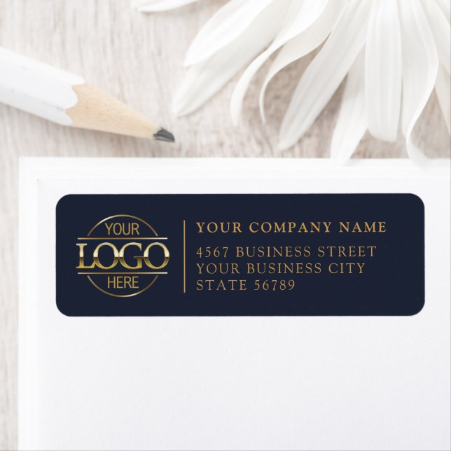 Personalized Modern Business Logo Return Address (Insitu)