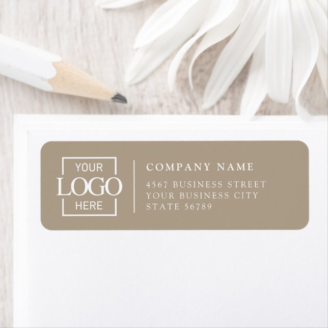 Personalized Modern Business Logo Return Address (Insitu)
