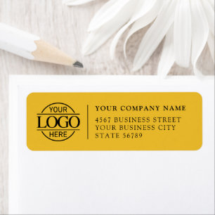 Personalized Modern Business Logo Return Address
