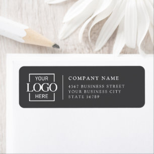 Personalized Modern Business Logo Return Address