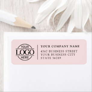 Personalized Modern Business Logo Return Address
