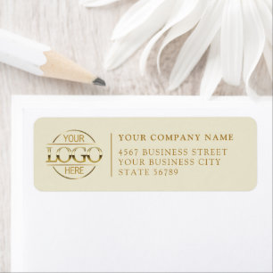 Personalized Modern Business Logo Return Address