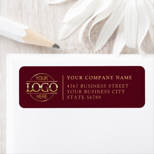 Personalized Modern Business Logo Return Address (Insitu)