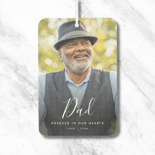 Personalized Modern Celebration of Life Funeral Air Freshener