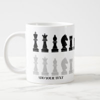 Personalized Modern Chess Piece Game 