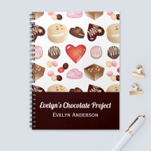 Personalized Modern Chocolate Candy Heart