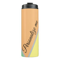 Personalized Modern Colour Block Pastel Mint Peach