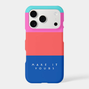 Personalized Modern Colour Block Pattern