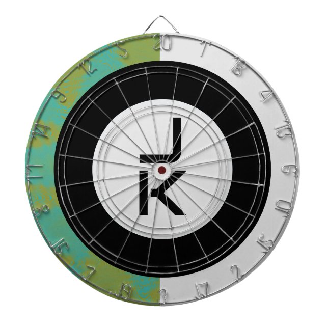 Personalized Modern Dart Board (Front)