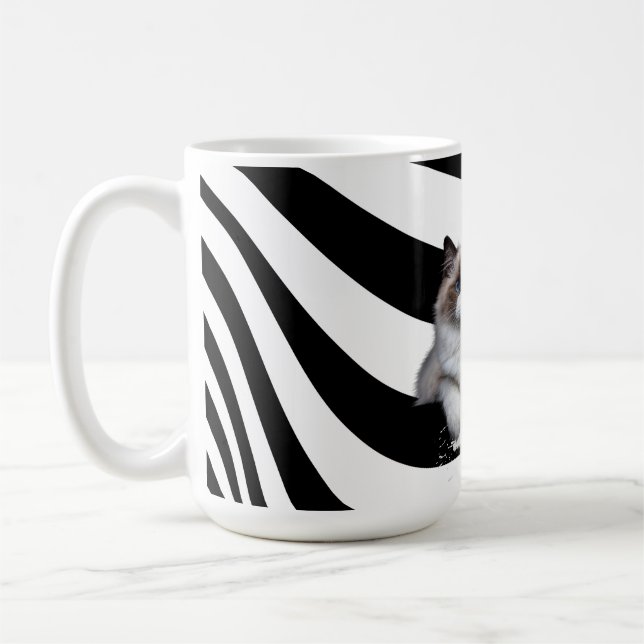 Personalized Modern Design Pet Lover Coffee Mug (Left)