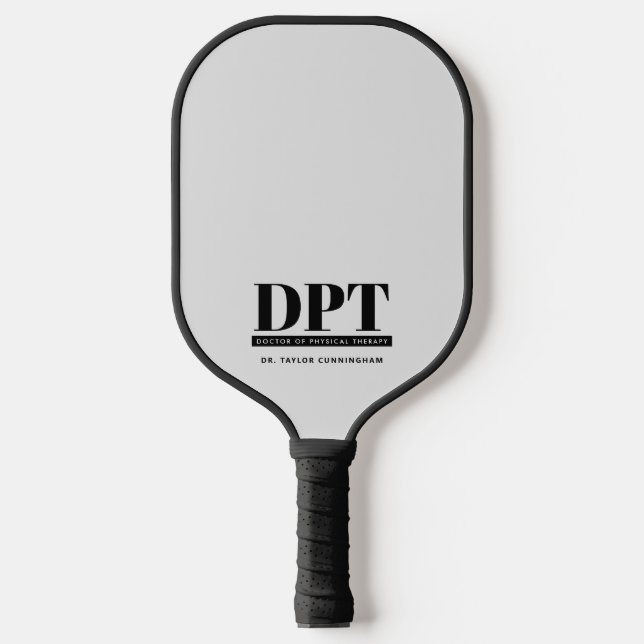 Personalized Modern DPT Doctor of Physical Therapy Pickleball Paddle (Front)