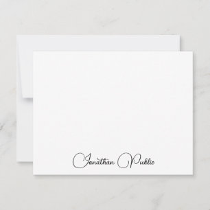 Personalized Modern Elegant Script Name Template