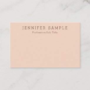 Personalized Modern Elegant Simple Template Business Card