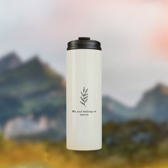 Personalized modern farmhouse style travel mug (Creator Uploaded)