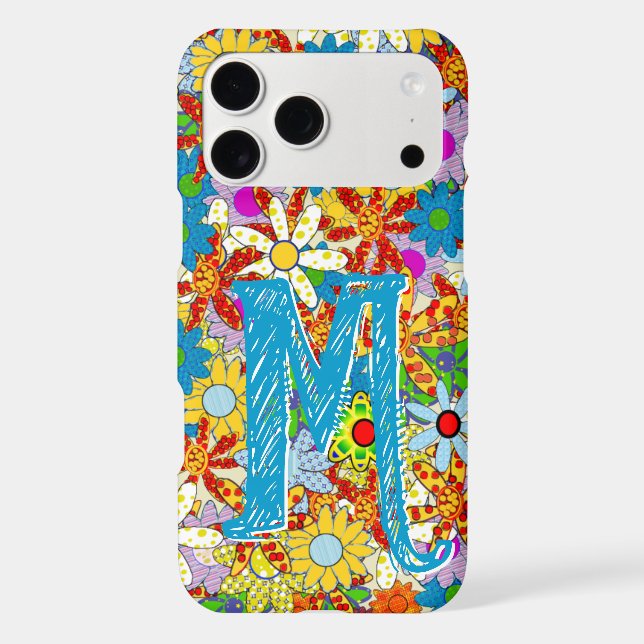 Personalized Modern Foral Personalized iPhone 5 (Back)