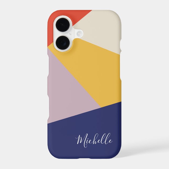 Personalized Modern Geometric Triangles (Back)