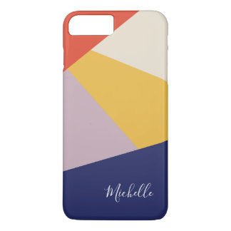 Personalized Modern Geometric Triangles Case-Mate iPhone Case