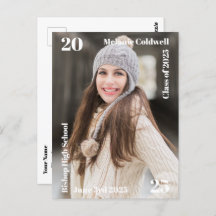 Personalized Modern Graduation Announcement