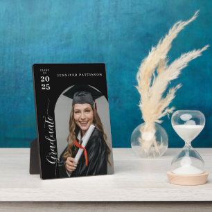 Personalized Modern Graduation Photo  Plaque