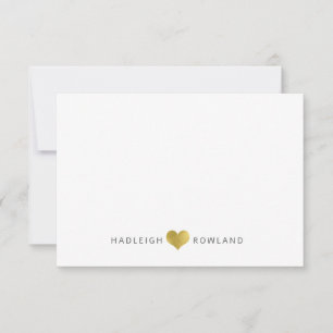Personalized Modern Handwritten Script Name Card