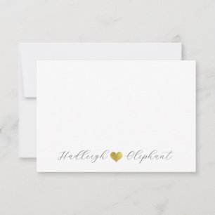 Personalized Modern Handwritten Script Name Card
