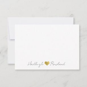 Personalized Modern Handwritten Script Name Card