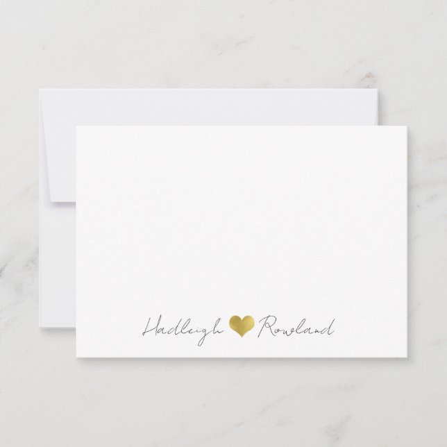 Personalized Modern Handwritten Script Name  Card (Front)