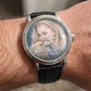 Personalized Modern In Loving memory Memorial Watch