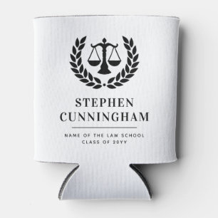 Personalized Modern Law School Graduation Can Cooler