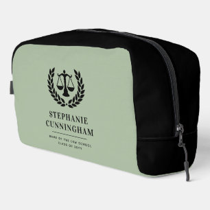 Personalized Modern Law School Graduation Dopp Kit